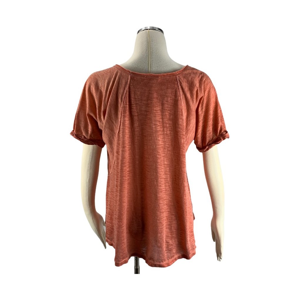 Mittoshop Medium Top Short Sleeve Orange J11888 - Picture 3 of 5